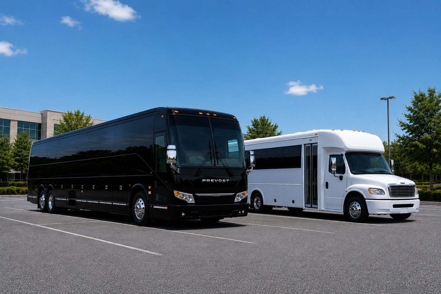 Charter bus rental in Johns Creek, GA