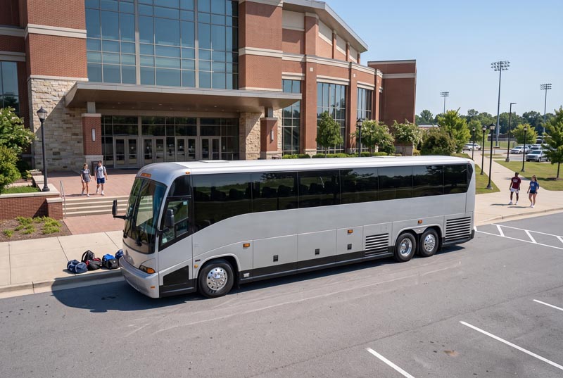Sports Team Charter Bus Rentals in Johns Creek, GA