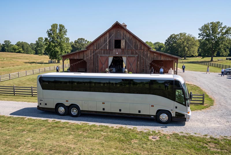 Wedding Shuttle Bus Services in Johns Creek, GA